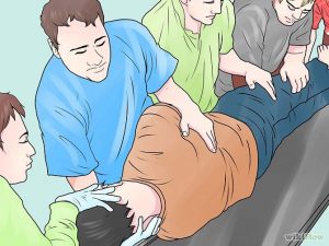 log roll injury person